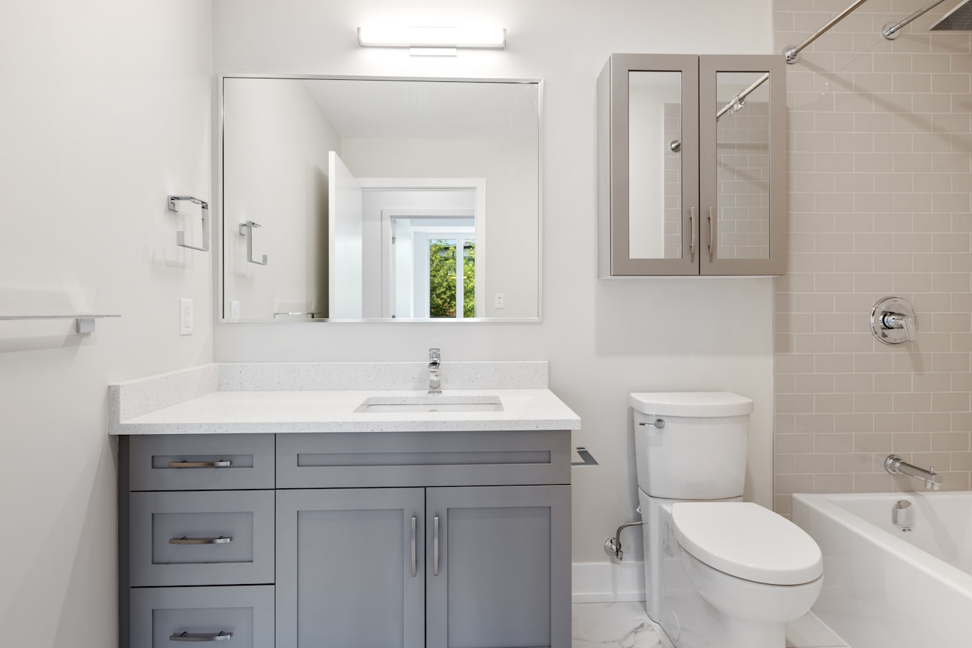Remodeled bathroom by United Signature